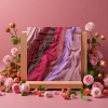 Elegant silk scarves for ladies, fashionable printed rectangular scarves for spring and summer Specification image